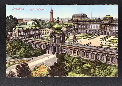 Ansichtskarte Dresden - Kgl. Zwinger