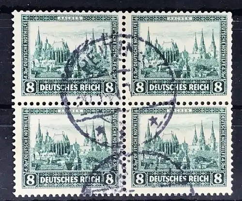 Deutsches Reich Michel Nummer 450 - 4er Block gestempelt