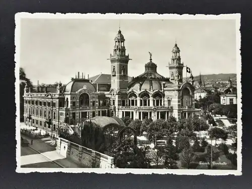 Ansichtskarte Zürich Tonhalle