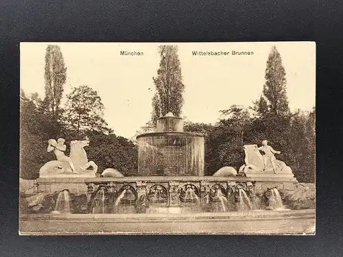 Ansichtskarte München Wittelsbacher Brunnen 1932
