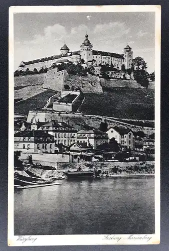 Ansichtskarte Würzburg - Festung Marienberg
