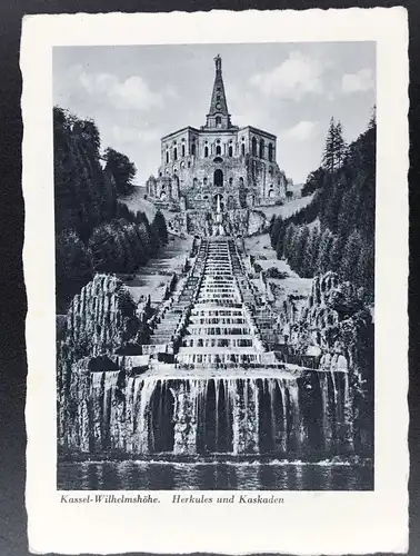 Ansichtskarte Kassel - Wilhelmshöhe - Herkules und Kaskaden
