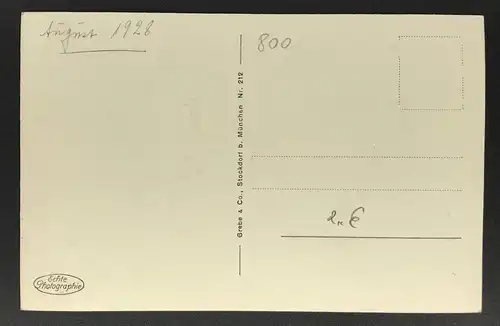 Ansichtskarte München -Blick vom Deutschen Museum auf die Stadt 1928