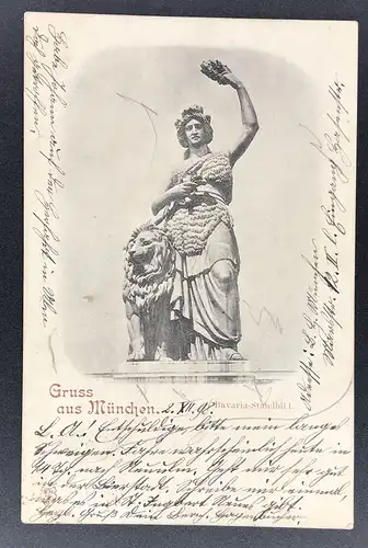 Ansichtskarte Gruss aus München - Bavaria 1898