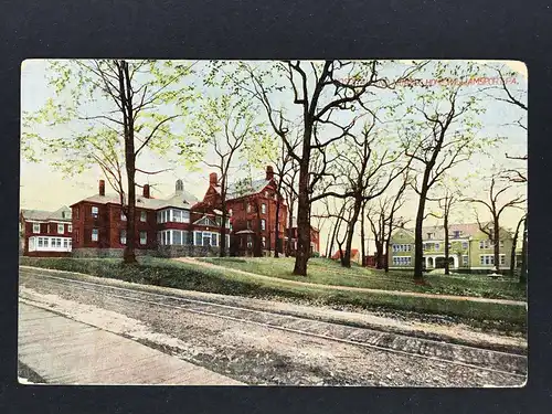 Ansichtskarte / Postcard - Hospital and Nurses Home Williamsport 1912