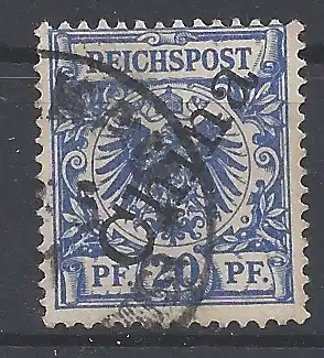 Dt. Auslandspostämter China 4 II gestempelt