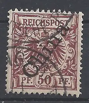 Dt. Auslandspostämter China 6 II gestempelt