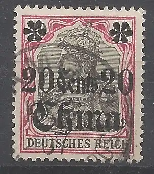 Dt. Auslandspostämter China 32 gestempelt