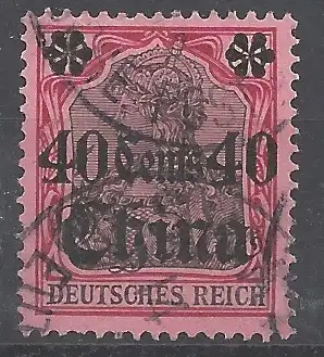 Dt. Auslandspostämter China 33 gestempelt