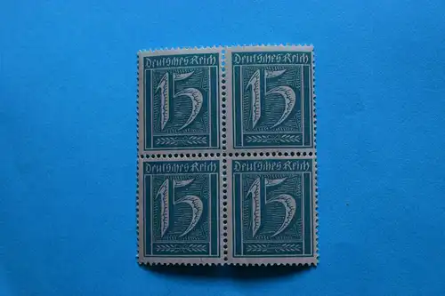 Mi 160 Freimarke Ziffer 15 Pf 1921 Block **