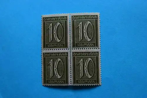 Mi 159 Freimarke Ziffer 10 Pf 1921 Block **