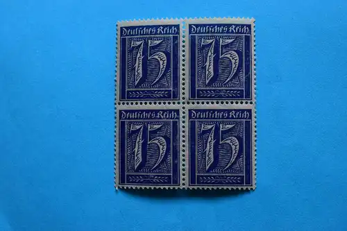 Mi 185 Freimarke Ziffer 75 Pf 1922 Block **