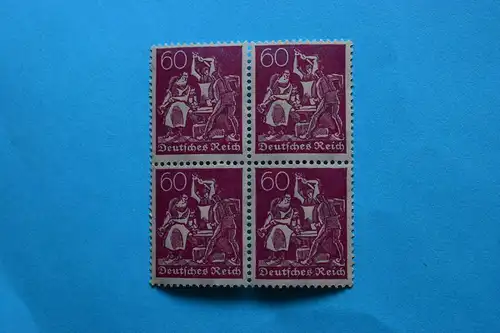 Mi 184 Freimarke Schmied 60 Pf 1922 Block **