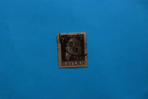 Mi 80 II Bayern 25 Pf 1911 gestempelt