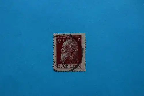 Mi 83 II Bayern 50 Pf 1911 gestempelt