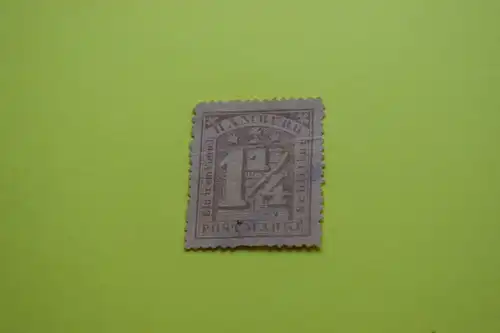 Mi 8 Hamburg 1 1/4 Schilling 1864 gestempelt​​​​​​​