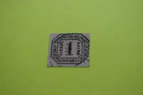 Dienstmarken Mi 4 1 Gr 1870 gestempelt