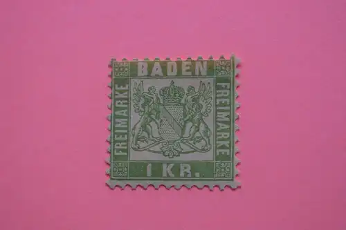 Mi 23 Baden 1 Kr 1868 *