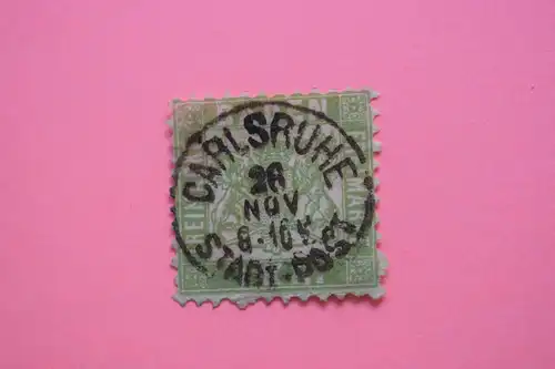 Mi 23 Baden 1 Kr 1868 gestempelt