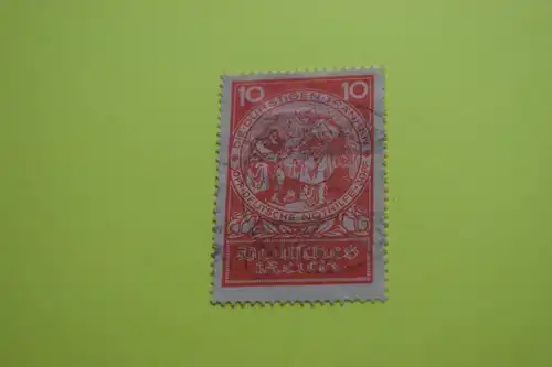 Mi 352 Deutsche Nothilfe 10+30 Pf 1924 gestempelt