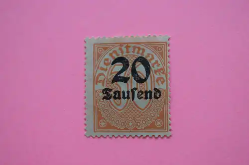 Mi 90 Dienstmarke 20 Tsd M auf 30 Pf 1923 *