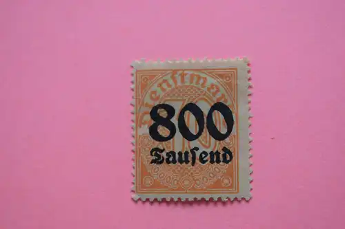 Mi 95 X Dienstmarke 800 Tsd M auf 30 Pf 1923 *