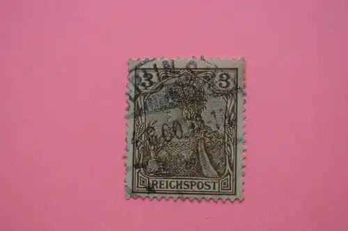 Mi 54 Germania 3 Pf 1900 gestempelt