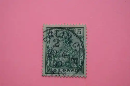 Mi 55 Germania 5 Pf 1900 gestempelt