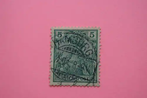 Mi 55 Germania 5 Pf 1900 gestempelt