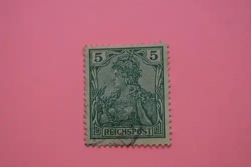 Mi 55 Germania 5 Pf 1900 gestempelt