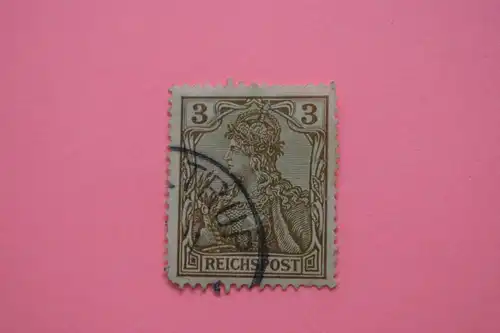 Mi 54 Germania 3 Pf 1900 gestempelt