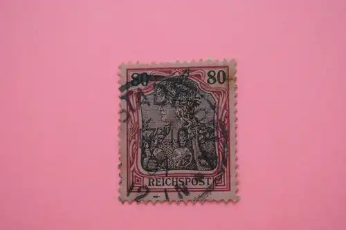 Mi 62 Germania 80 Pf 1900 gestempelt