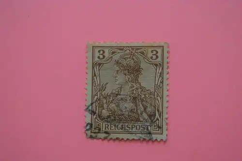 Mi 54 Germania 3 Pf 1900 gestempelt