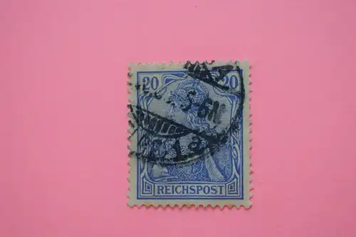 Mi 57 Germania 20 Pf 1900 gestempelt