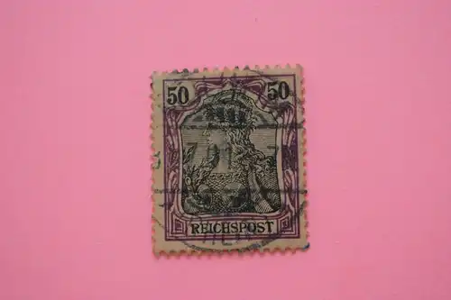Mi 61 Germania 50 Pf 1900 gestempelt