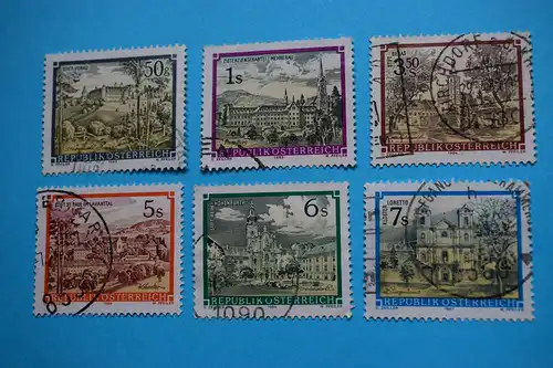 Stifte und Klöster - 6 Briefmarken