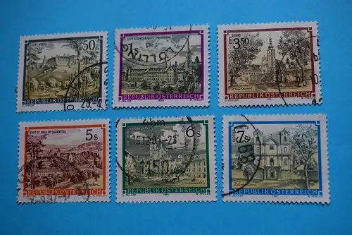 Stifte und Klöster - 6 Briefmarken