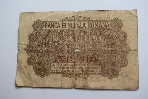 25 bani 1917 Banca Generale Romana
