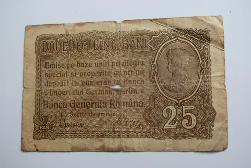 25 bani 1917 Banca Generale Romana