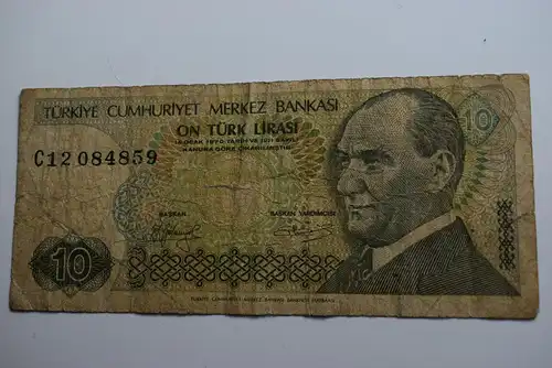 Türkei - 10 lirasi 1970