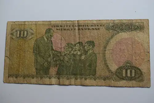 Türkei - 10 lirasi 1970