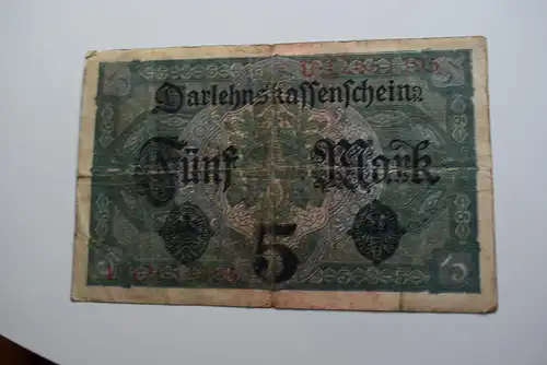 5 Mark Darlehnskassenschein 1917