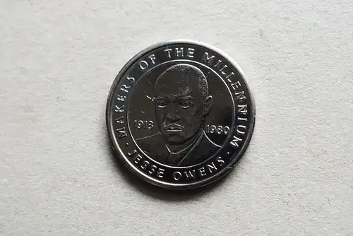 Token - Sainsburys Makers of the Millennium - Jesse Owens - Großbritannien