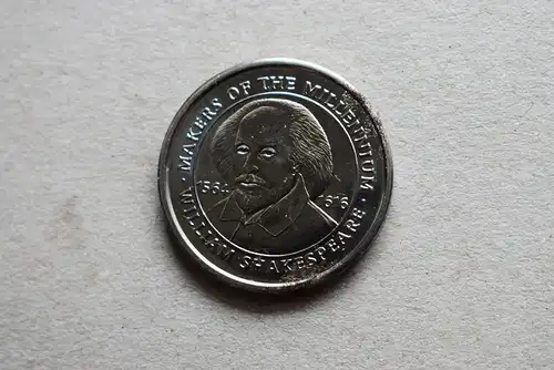 Token - Sainsburys Makers of the Millennium - William Shakespeare - Großbritannien