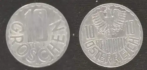 Österreich - 10 groschen 1953