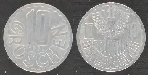 Österreich - 10 groschen 1955