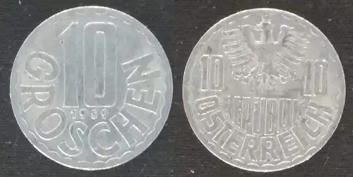 Österreich - 10 groschen 1959 
