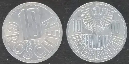 Österreich - 10 groschen 1959