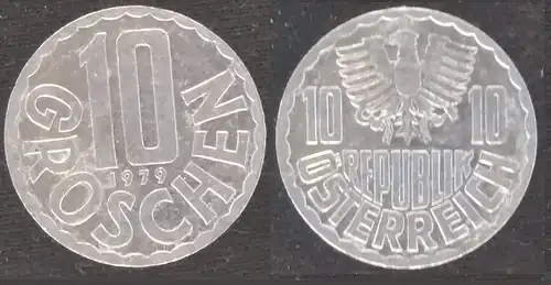 Österreich - 10 groschen 1979 