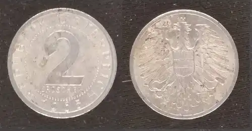 Österreich - 2 groschen 1965